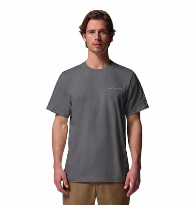 Chemise outdoor homme Columbia csc™ outdoor back Graphic Tee - City Grey Heather, Sunscape