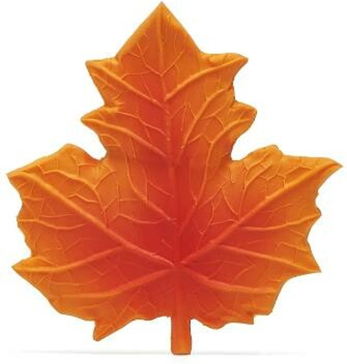 Lanco toys Jouet de dentition en caoutchouc Lanco - feuille d'automne - rouge