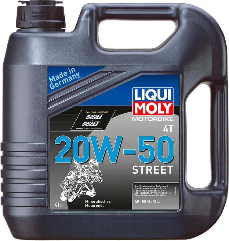 Liqui moly 4l moto 4t 20w-50 moteurs 4 temps rue 1696