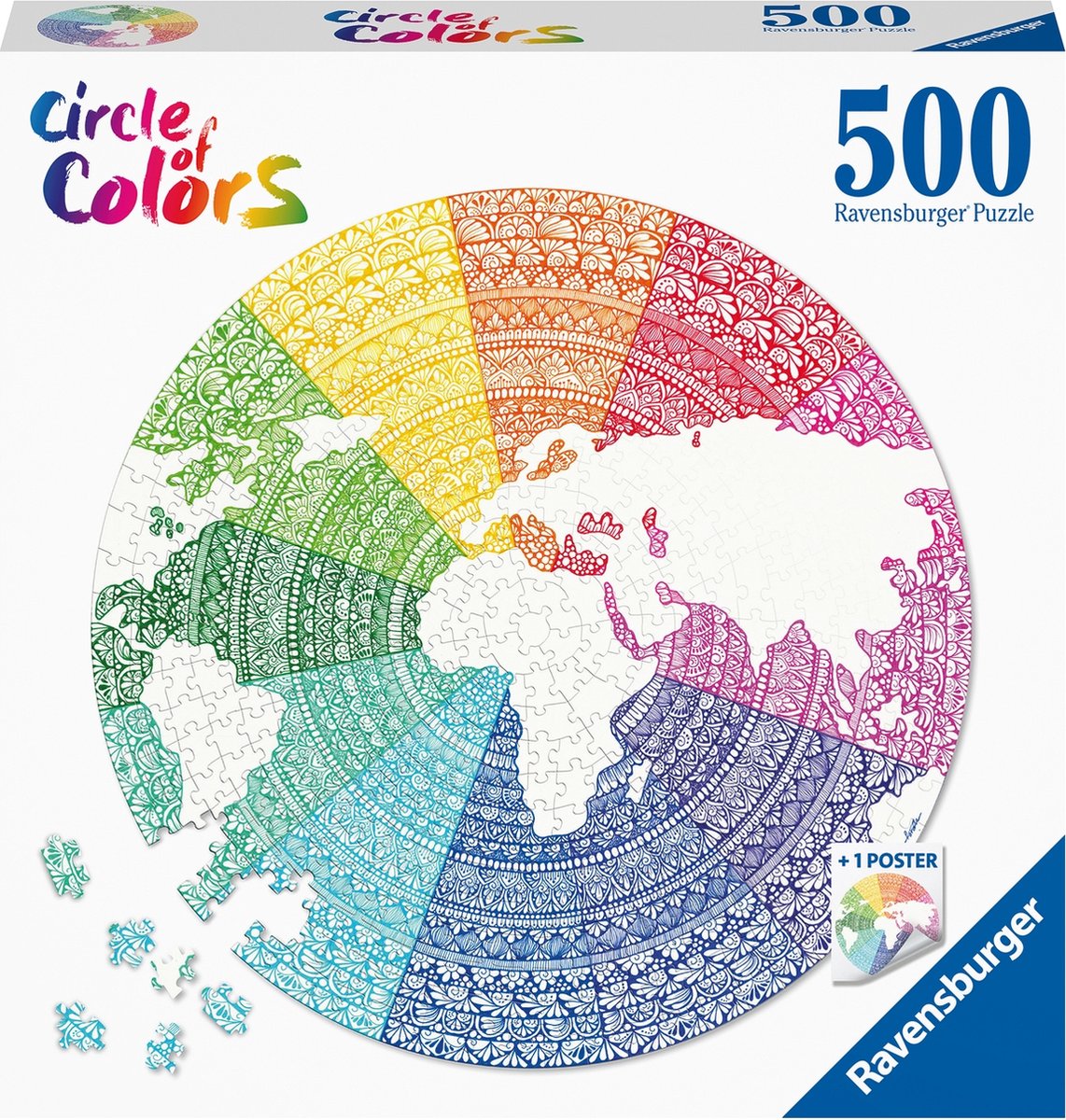 Ravensburger Circle of Color Puzzles Mandala, 500st.
