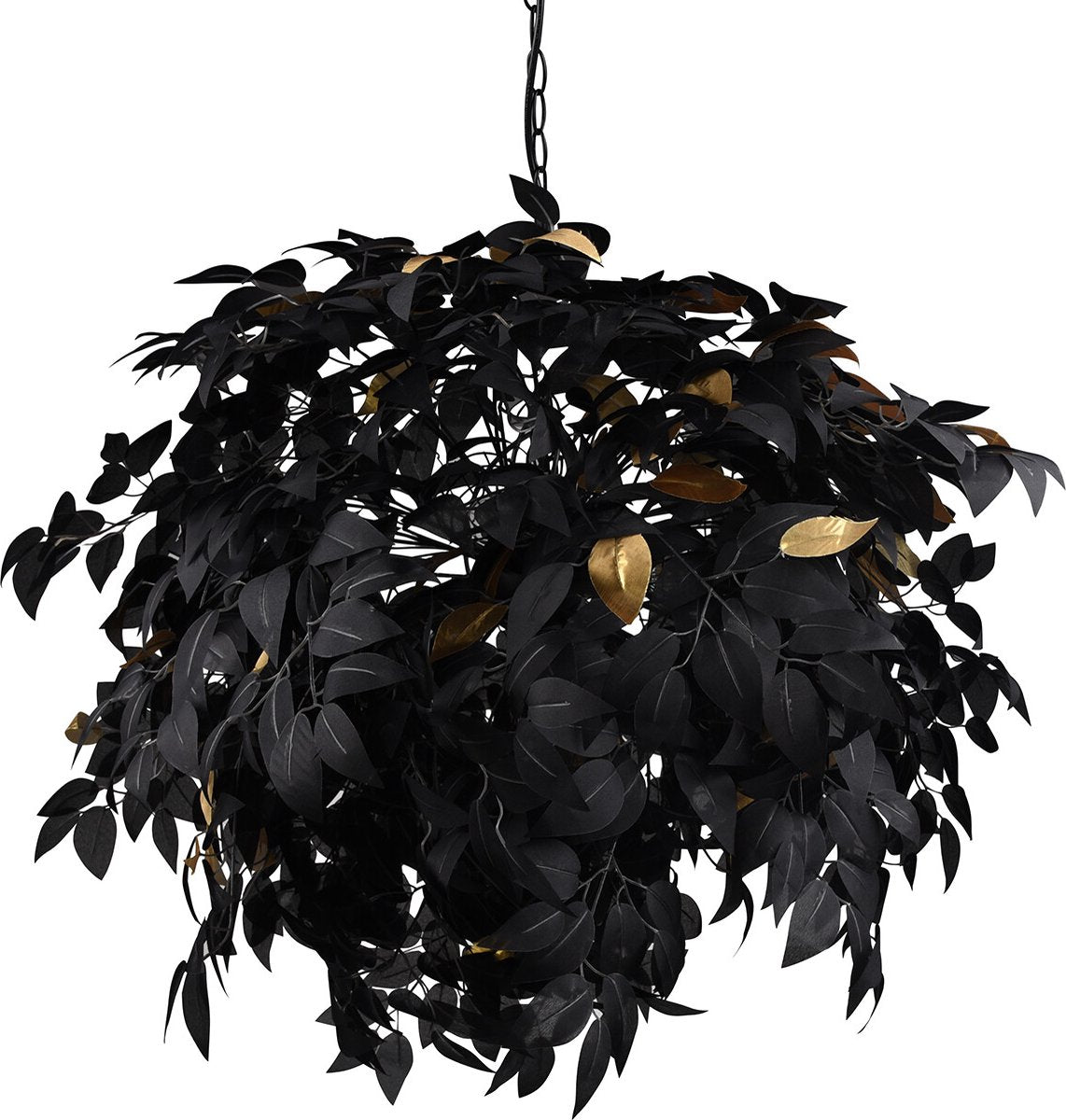 Rl live your light reality leavy - lustre - noir mat - excl. 4x e14 28 w - montage au plafond - protection des motifs - réglable en hauteur