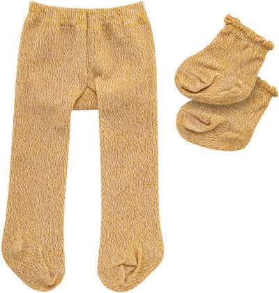 Dollsmaw avec chaussettes - or, 35-45 cm