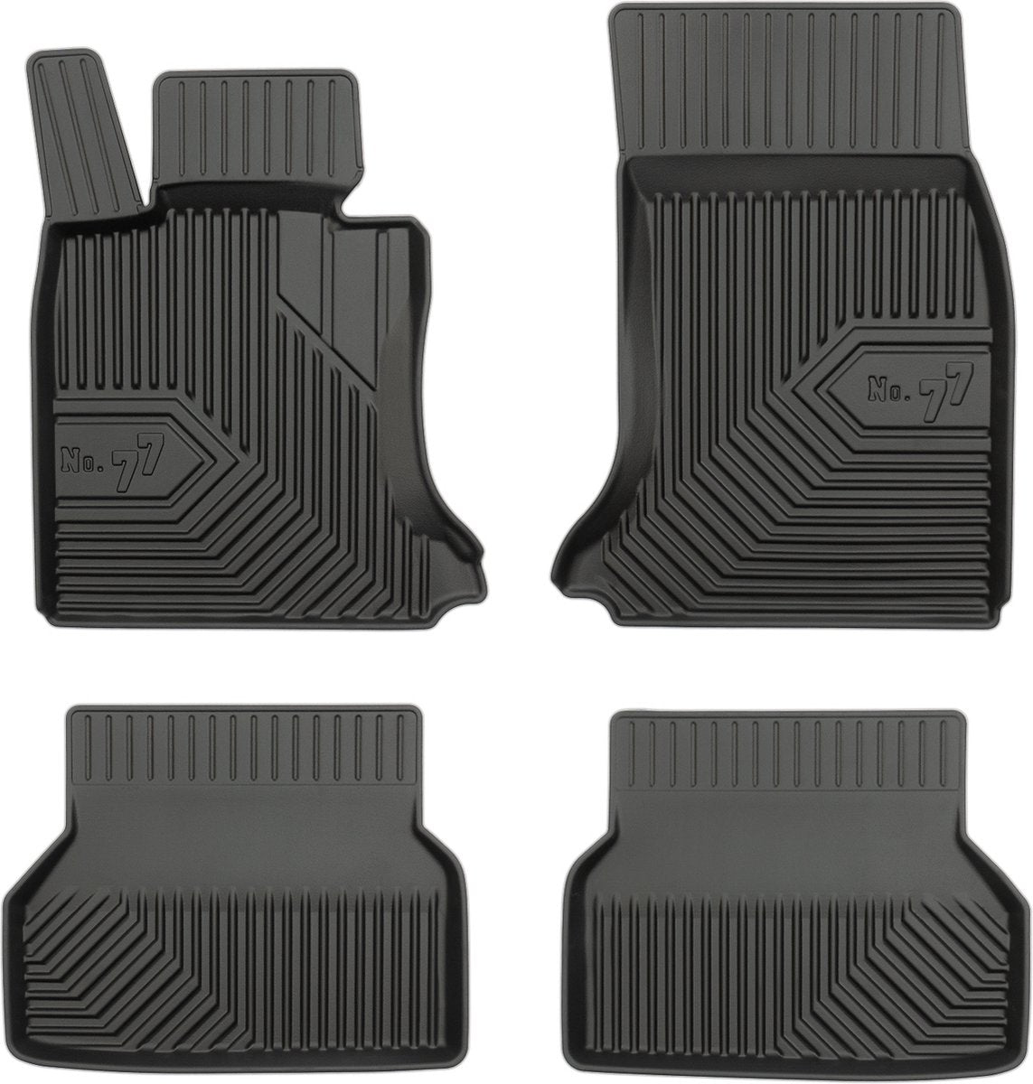 Tapis de voiture Frogum 3D sur mesure pour BMW Série 5 E60 (berline) et E61 (touring) année de construction 2003-2010