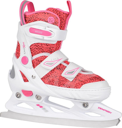Tempish – enbo duo – patins de hockey sur glace – patins pour enfants – rose – doublure confortable réglable – taille EU 33-36