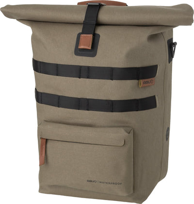 Sacoche de vélo simple Convoy urban click'ngo taupe