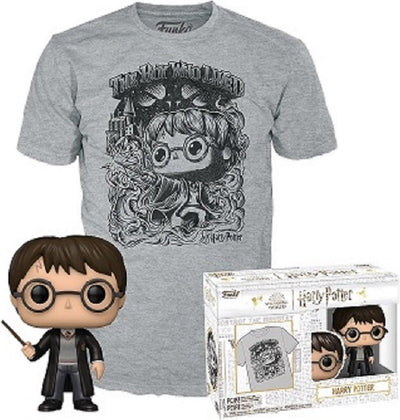 Funko-pop ! films : boîte à tee-shirt Harry Potter #162 effet métallisé - taille xl
