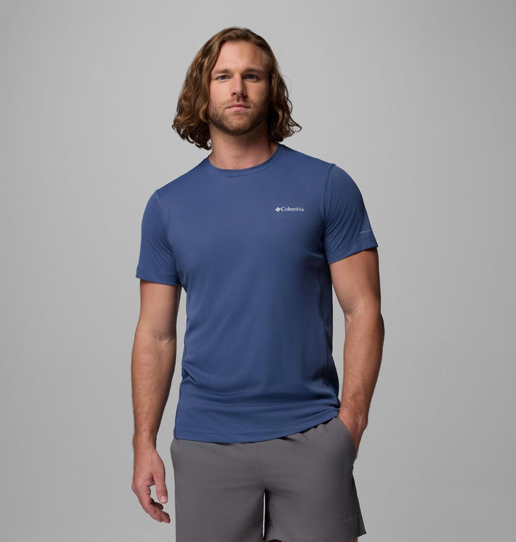 Chemise outdoor homme Columbia Zero Rules™ Light ss Crew - dark mountain