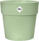 Elho vibia Straight Round 47 - grand pot de fleur d'extérieur - 100% plastique recyclé - ø 47,0 x h 44,4 cm - vert pistache