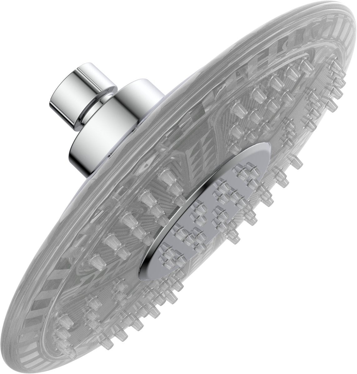 Douche de tête Schütte galaxis LED - pomme de douche ronde - ø 21 cm - 7 couleurs - chrome