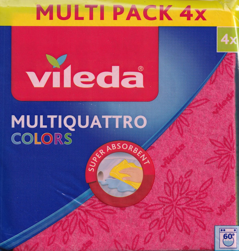Vileda 1064626 - chiffon multiquattro 4p | 28 pièces