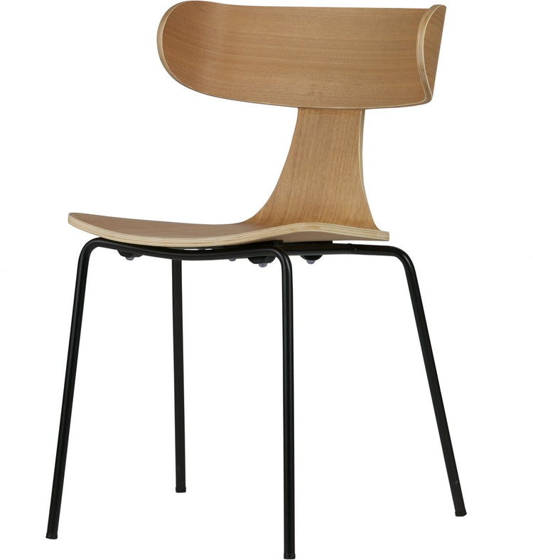 Chaise Woood Form - bois - naturel - 77,5x50x52