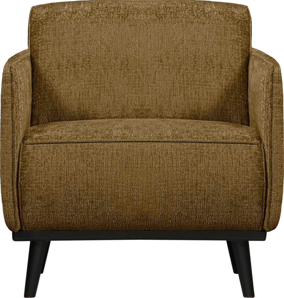 Fauteuil Woood avec accoudoirs - structure - velours - laiton
