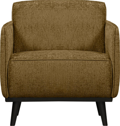 Fauteuil Woood avec accoudoirs - structure - velours - laiton
