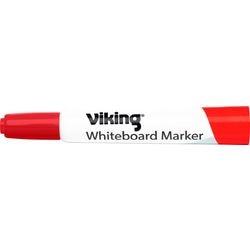 Marqueur tableau blanc viking wbm 2.5 pointe ronde rouge