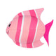 Poisson football américain néoprène rose 20cm