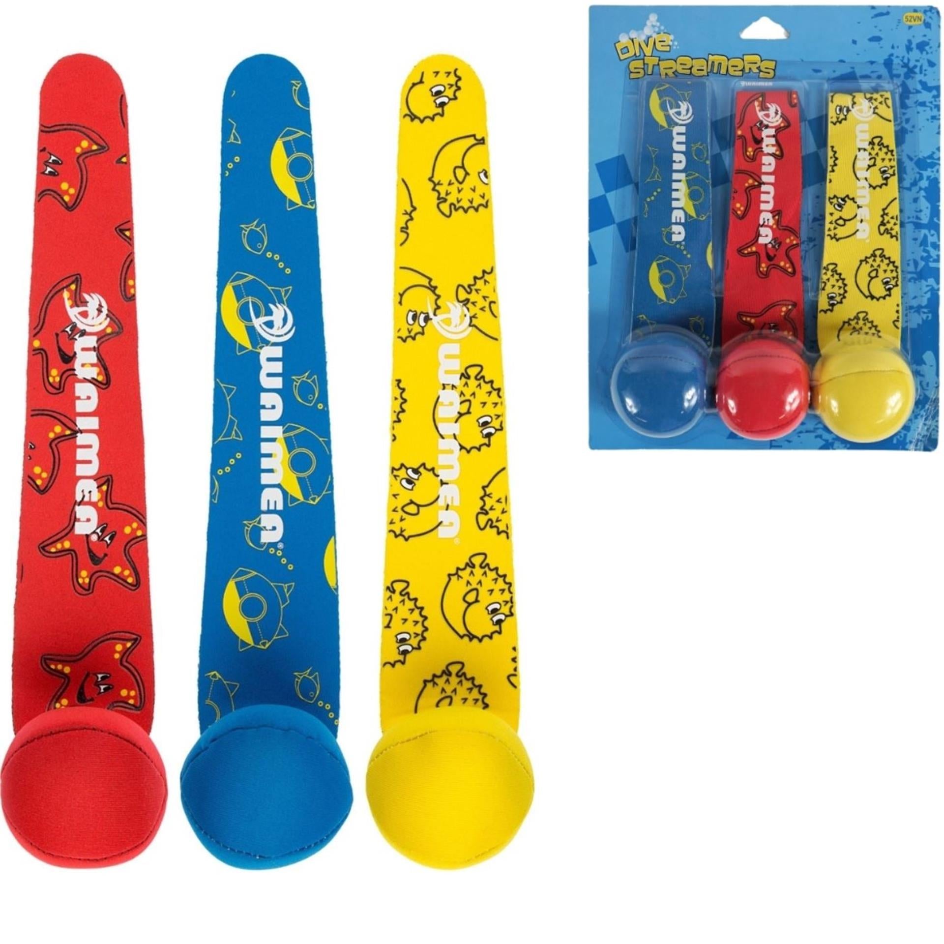 Streamers de plongée Waimea 28cm lot de 3