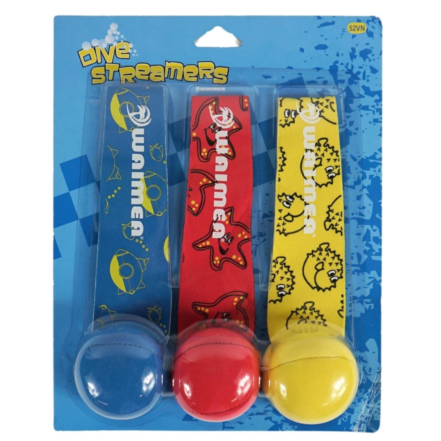 Streamers de plongée Waimea 28cm lot de 3