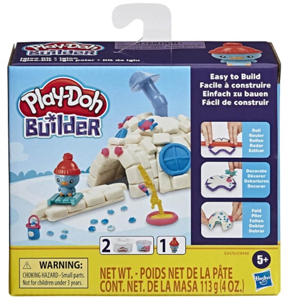 Play-doh ensemble d'argile mini constructeur igloo