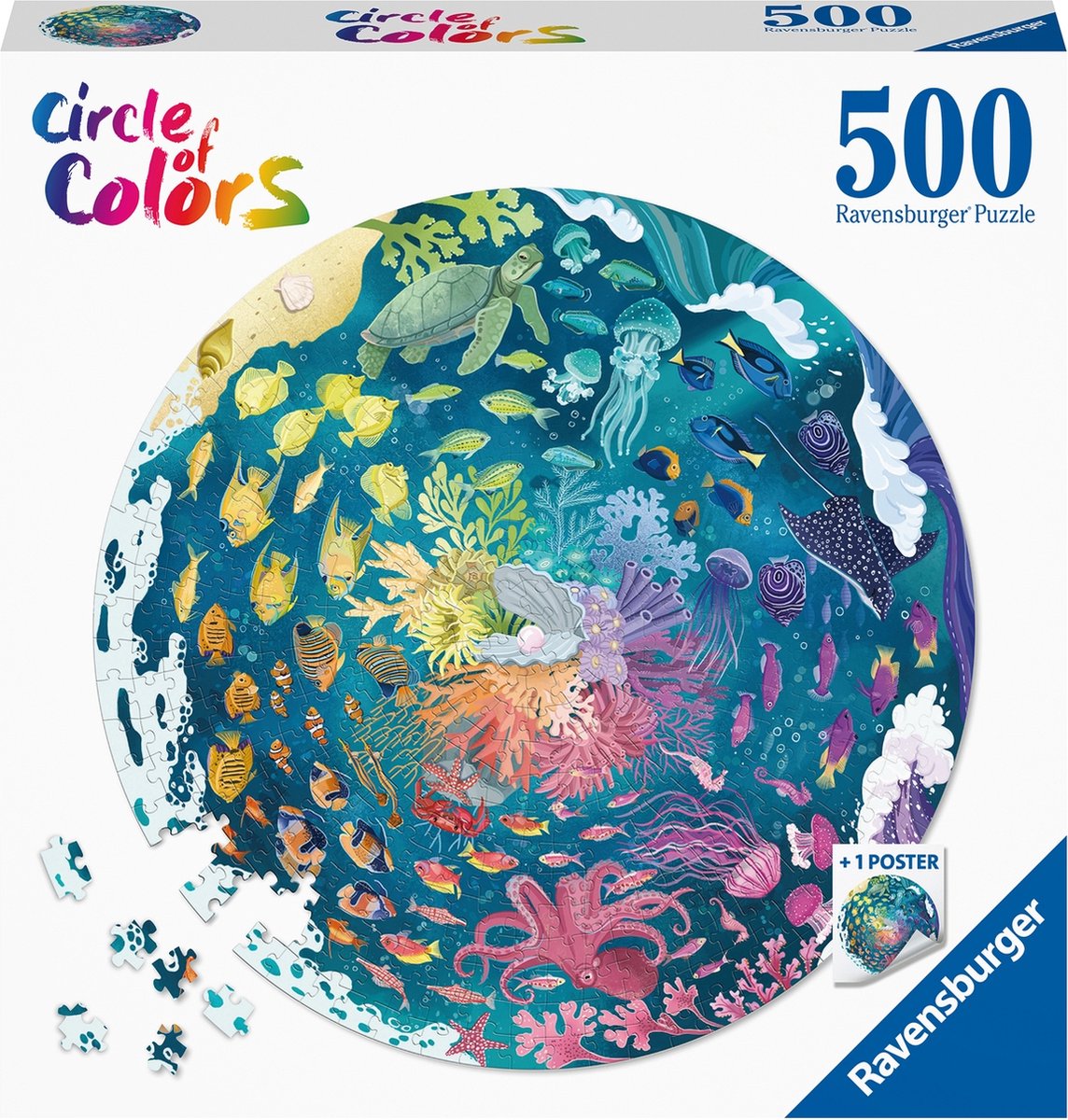 Ravensburger Circle of Color Puzzles Ocean, 500st.
