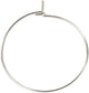 Boucle d'oreille Creativ company, d 20 mm, plaqué argent, 8 pièces 1 boîte