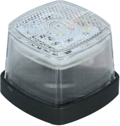 Feu de position LED Carpoint blanc - 12-24v - e-mark - facile à monter - incl. matériel de montage câbles de connexion - 50x50x45mm (lxlxh)