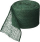 Nature - ruban de jute - vert - 10 cm x 25 m - matériel de bricolage - décoration - emballage de cadeaux - artisanat