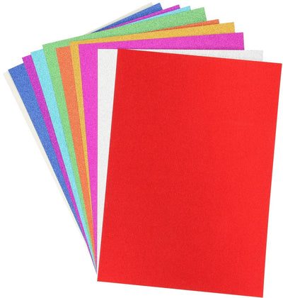 Carton de paillettes de groupe d'artisanat créatif A4, 10 feuilles