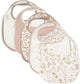 Jollein bavoir bébé jersey imperméable - bloomy - lot de 5