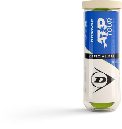 Balles de tennis Dunlop atp - jaunes - 3 pièces