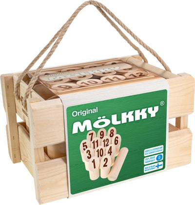 Tactique mölkky original dans la boîte de stockage
