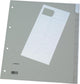 Onglets neutres Q-connect, a4, pp, 12 onglets, gris
