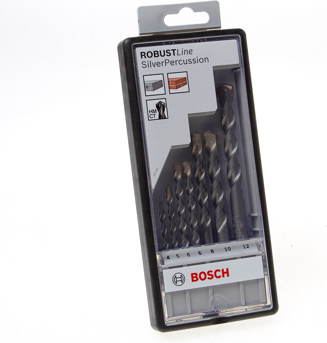 Coffret de forets à béton à percussion Bosch Robust Line Silver - 7 pièces