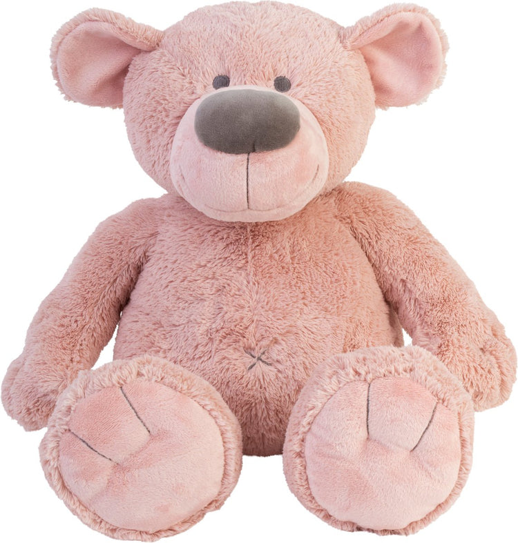 Peluche à bord ours Happy Horse 40cm - vieux rose - peluche bébé