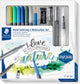 Ensemble d'aquarelles à lettres mixtes Staedtler