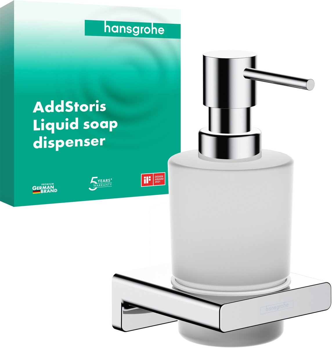 Hansgrohe addtoris distributeur de savon chromé