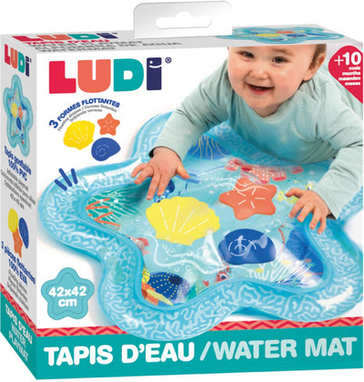 Ludi - tapis d'eau bébé - gonflable - jouets moteurs