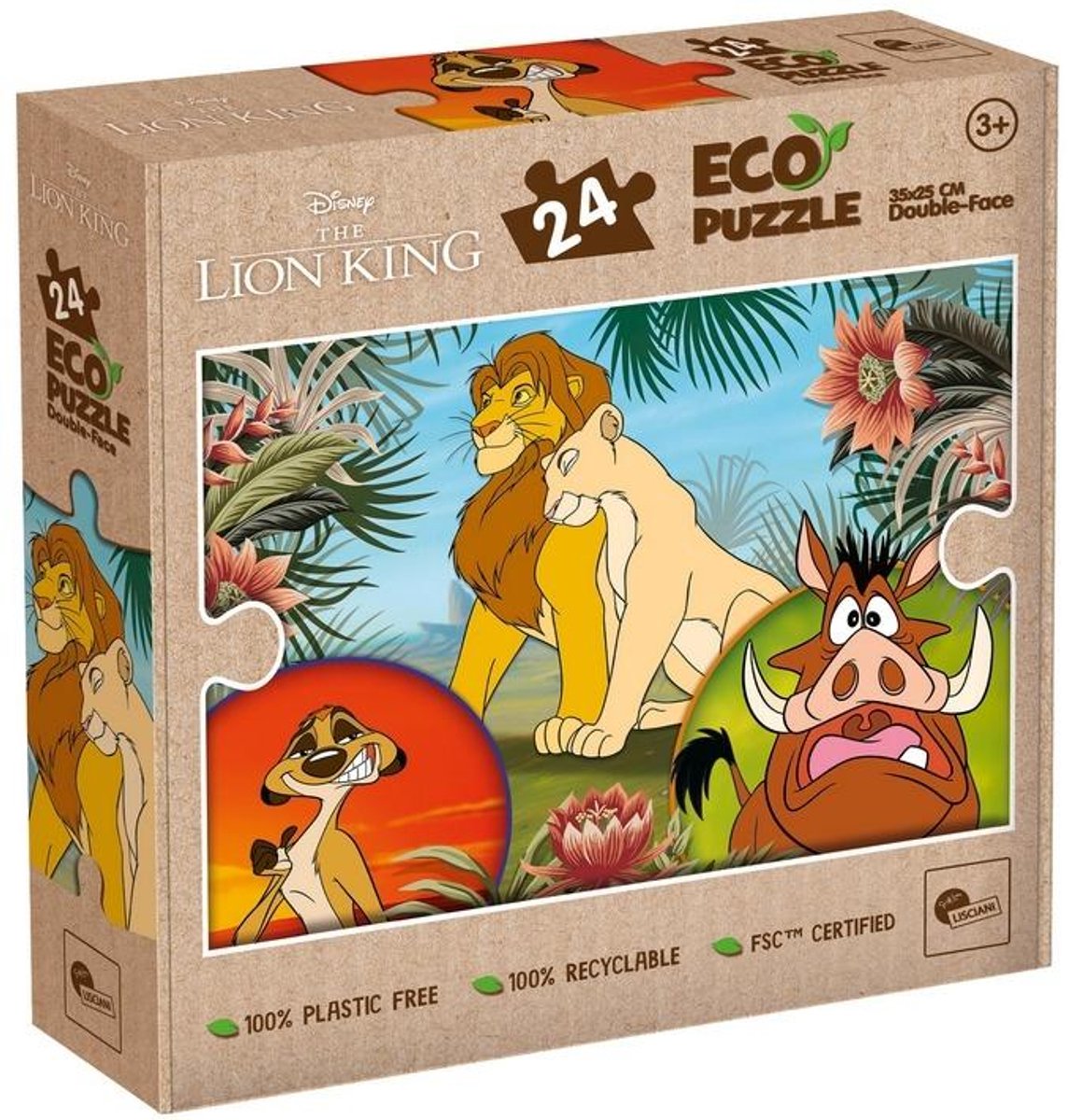 Lisciani Disney Eco Puzzle Mini DF 24 Roi Lion