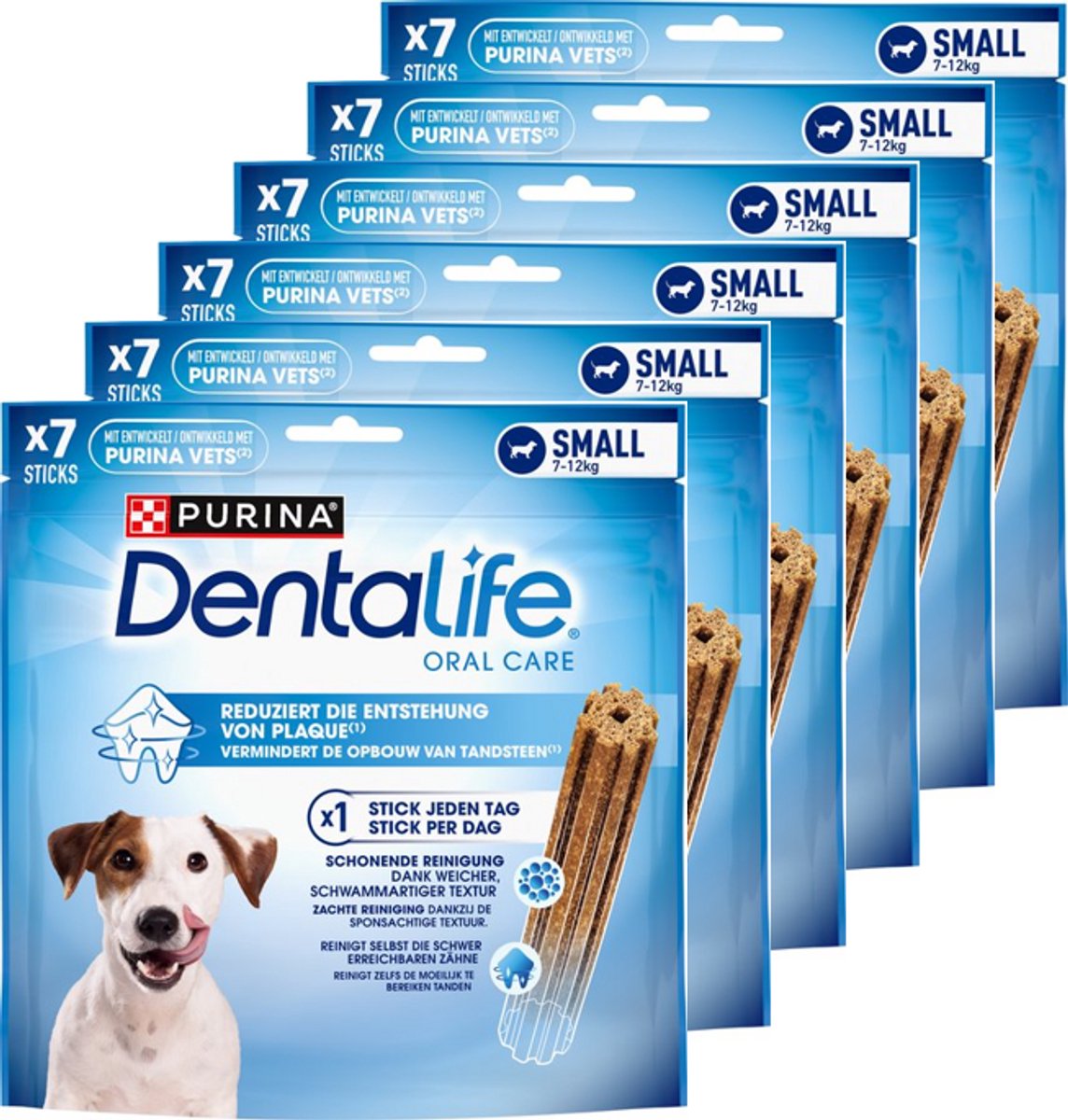 Dentalife Daily Oral Care Small - Snacks pour chiens - Poulet - 6 x 115 g
