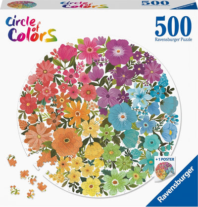 Ravensburger Circle of Color Puzzles Flowers, 500st.