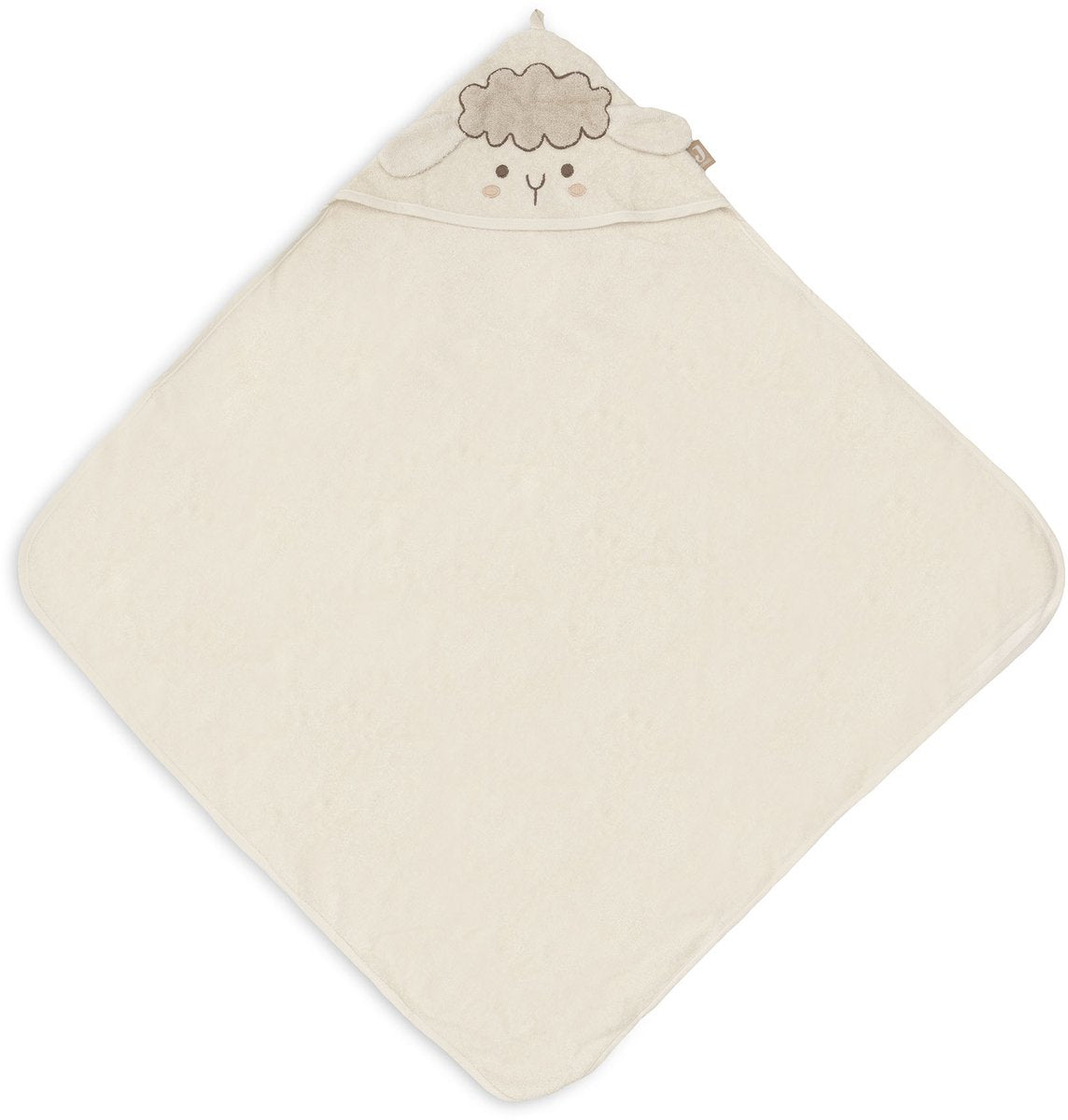 Jollein cape de bain éponge 75x75cm mouton sonny