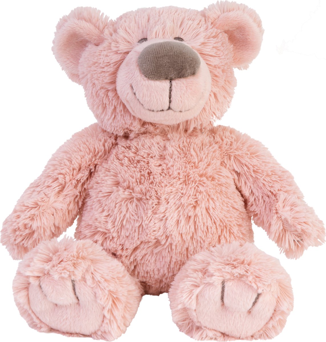 Peluche à bord ours Happy Horse 27cm - vieux rose - peluche bébé