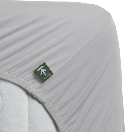 Beddinghouse - jersey stretch - surmatelas fendu - drap-housse - 180x220 cm - gris clair