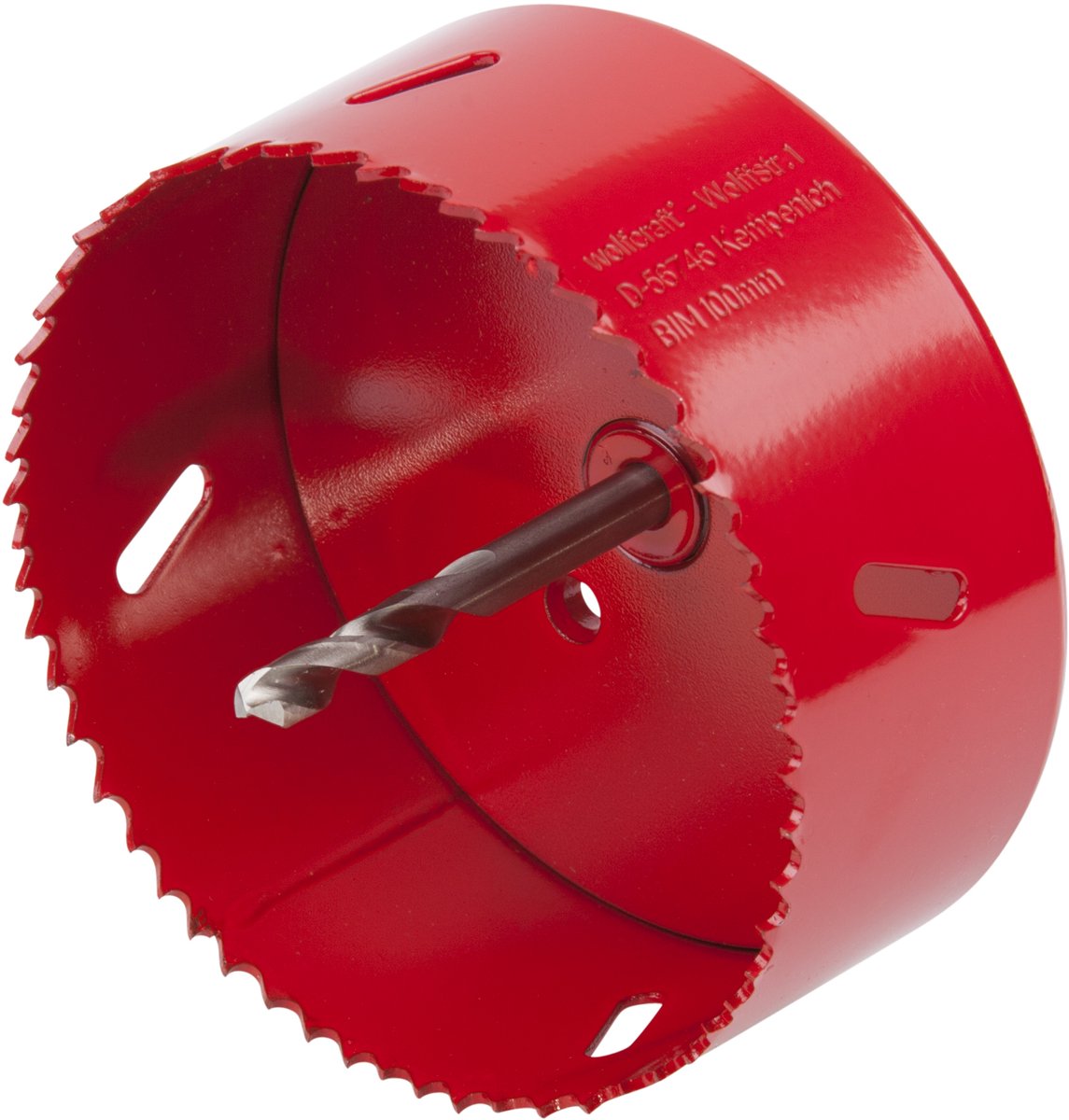 Wolfcraft - scie cloche 100 mm - foret bim 100 mm - 5493000