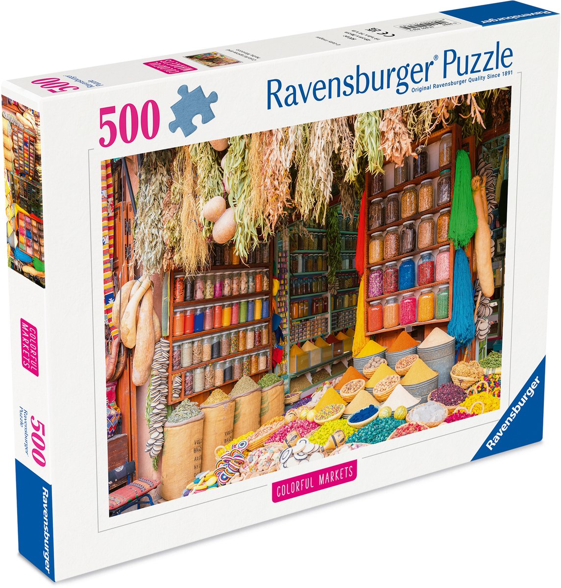 Ravensburger puzzle marchés colorés n° 4 - 500 pcs.