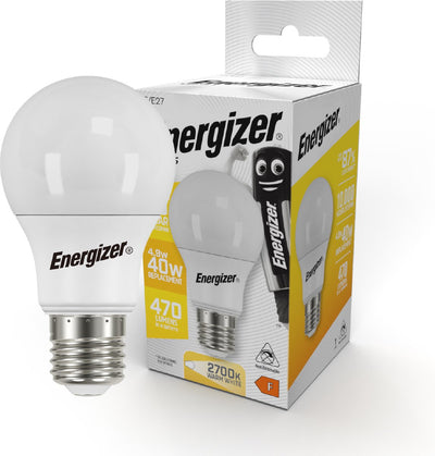 Energizer led verre e27 4,9-40w 2700k mat - 2603000