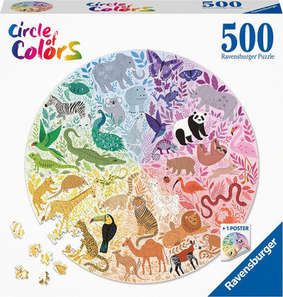 Ravensburger Circle of Color Puzzles Animals, 500st.