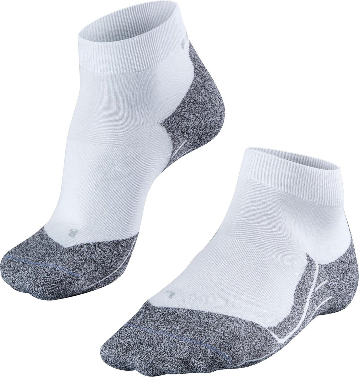 Falke ru4 light chaussettes de course courtes en lyocell anti-ampoules en matériau fonctionnel femme blanc - taille 39-40