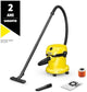 Kärcher wd 2 plus v-12 4 18 aspirateur eau et poussière - 1000 w - 12 litres - filtre en mousse - aspirateur adapté pour voiture - garage