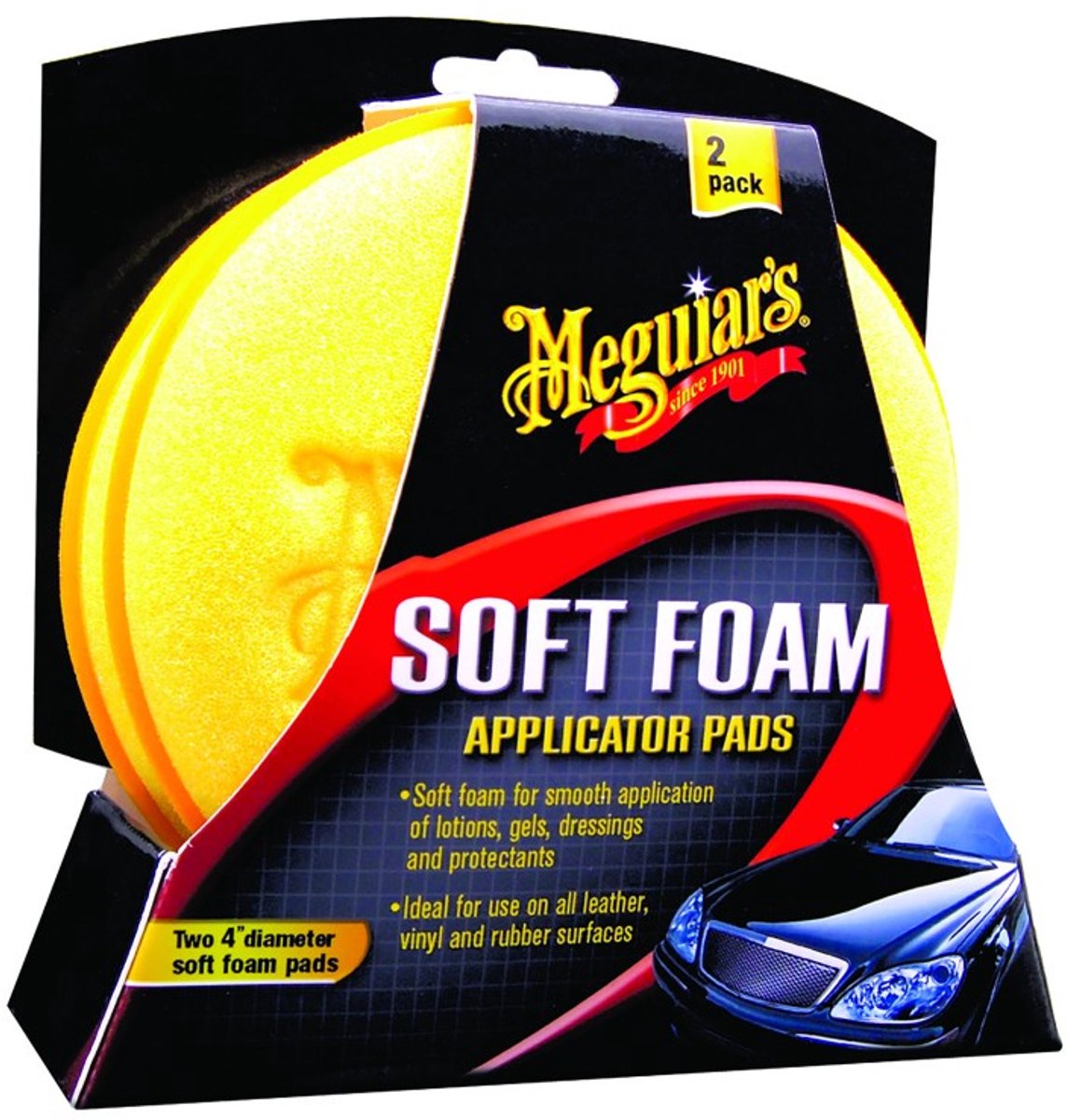 Tampons applicateurs en mousse souple Meguiar's