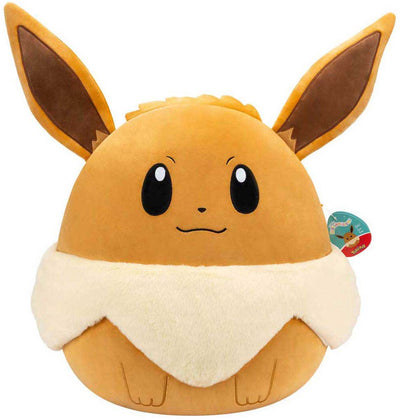 Peluche Pokémon Squishmallows - Évoli, 50 cm